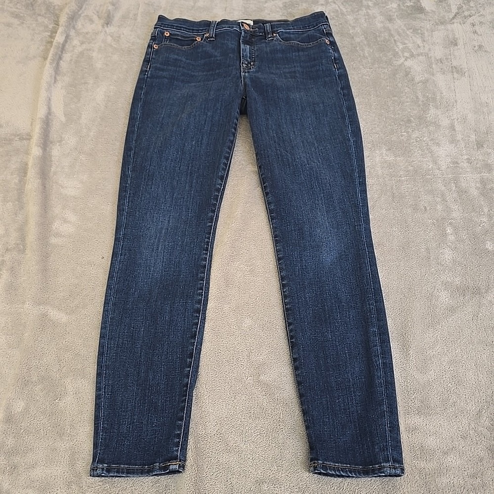 J.Crew Jeans Womens 28 Blue Dark Wash 9in Toothpick Fit‎ Casual Classicore